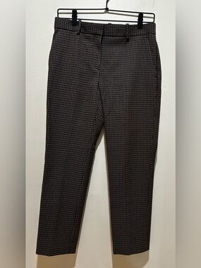 Theory Treeca 2 Multicolor Dot Jacquard Casual Cropped Trousers Pants - Womens 2